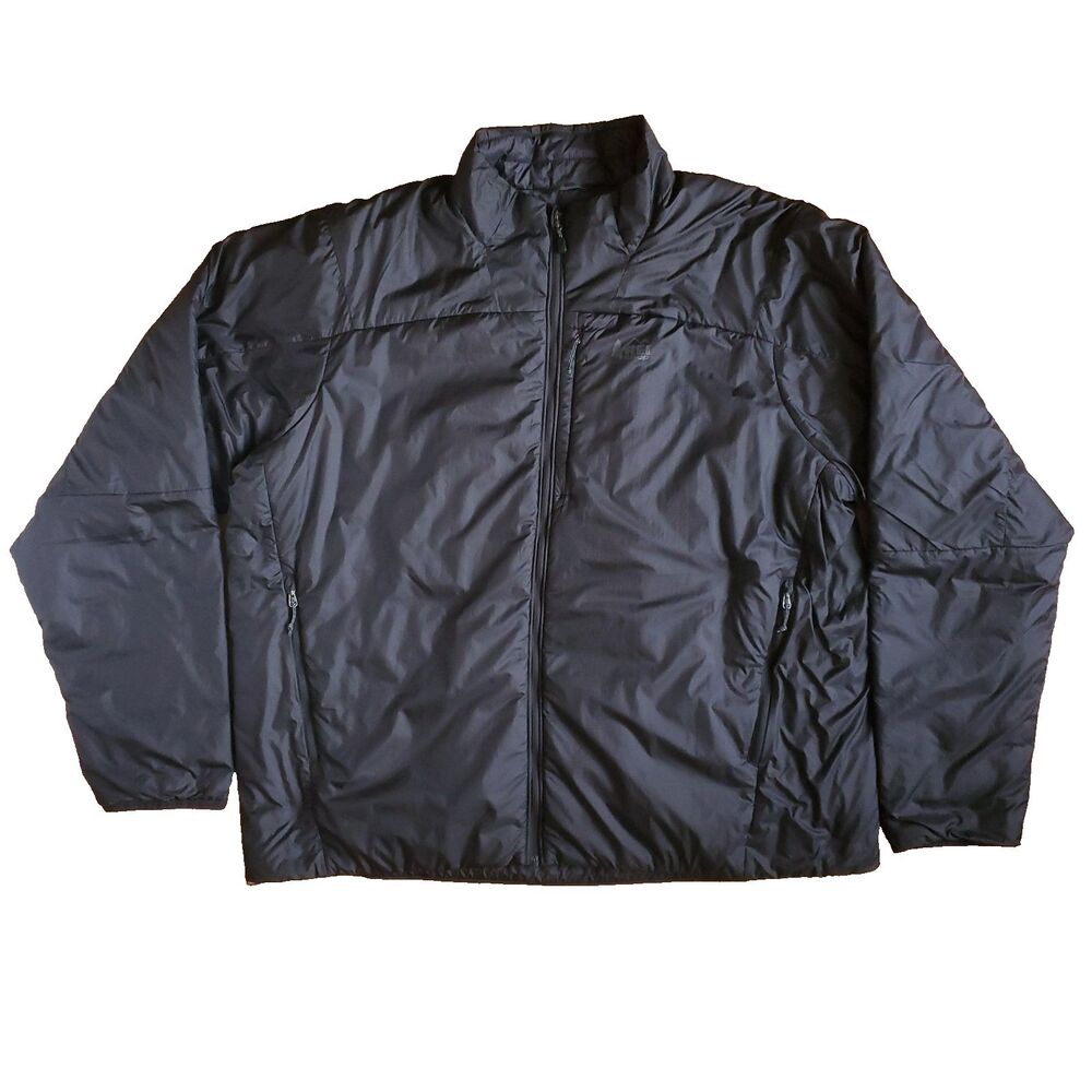 REI COOP Jacket Mens XXL Black Flash Insulated Primaloft Packable Puffer Coat - Picture 5 of 10
